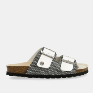 Sandales bio T37 motifs pois noires Anekke collection Alma