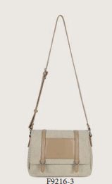 F SAC PORTE TRAVERS EN SYNTHE LIGNE COLORIS