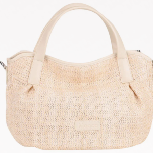 M SAC PORTE MAIN AVEC BANDOULIERE PAILLE LIGNE SALOME