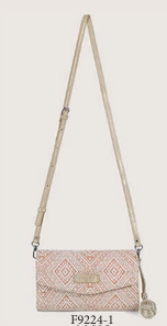 F POCHETTE PORTE MAIN ET BANDOULIERE LIGNE MONGE