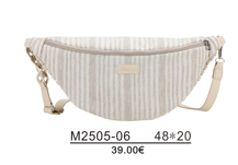 M SAC BANANE PORTE TRAVERS TISSUS LIGNE VERDEA