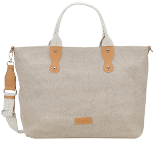 M SAC PORTE MAIN BANDOULIERE TISSUS JUTE LIGNE JENNAH