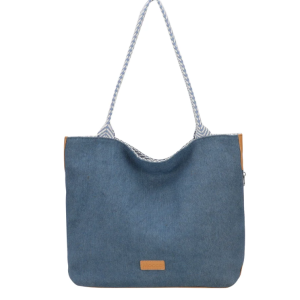 M GRAND SAC PORTE EPAULE TISSUS JUTE LIGNE JENNAH