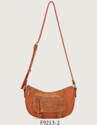 F SAC PORTE BANDOULI?RE EN SYNTH? ET CUIR