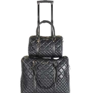 BLACK NIGHT  SAC TROLLEY + SAC  A MAIN NOIR OLIVIA LAUREN