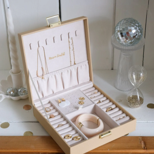 ANNE  BOITE A BIJOUX VELOURS SCARLETT