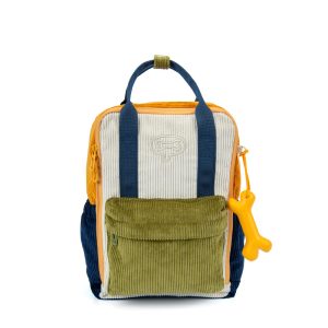 IVY  CORDUROY OCRE + KHAKI  CARTABLE MATERNELLE OKER