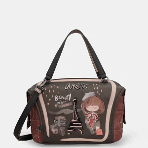 Sac à main avec 2 poignées courtes et bandoulière Anekke collection Mademoiselle