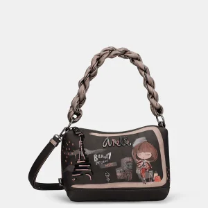 Sac à main avec bandoulière et anse Anekke collection Mademoiselle