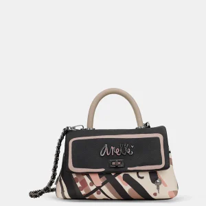 Sac à main avec anses courtes et bandoulière Anekke collection petit Parisien Mademoiselle