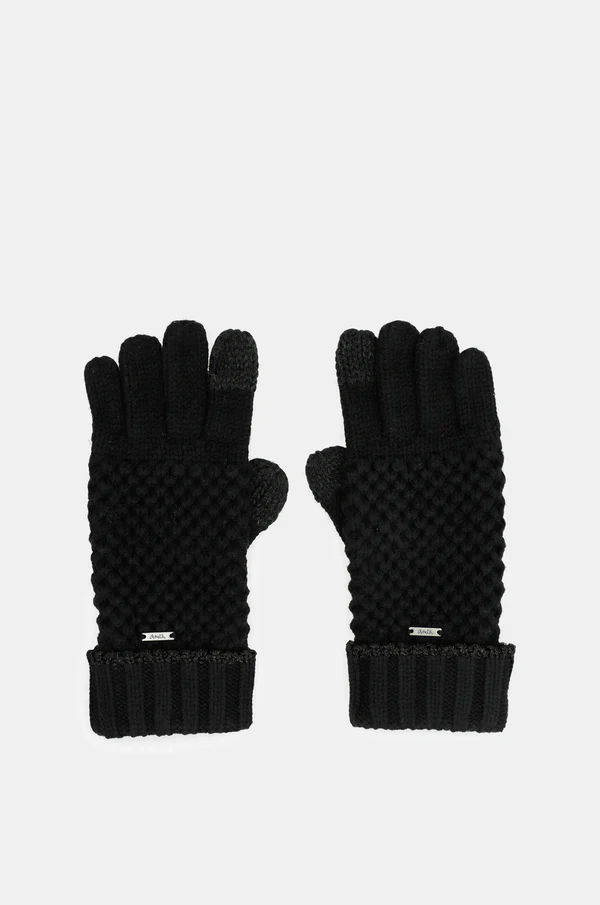Gants en maille noir Anekke collection Real