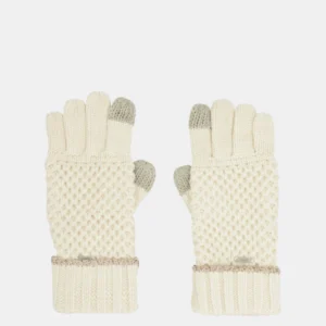 Gants en maille beige Anekke collection Real