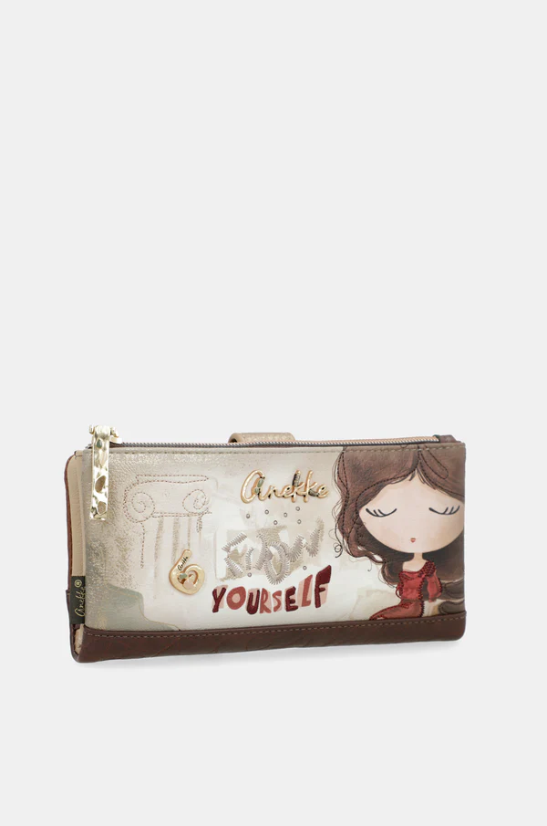 Grand porte monnaie flexible RFID Anekke collection Muse