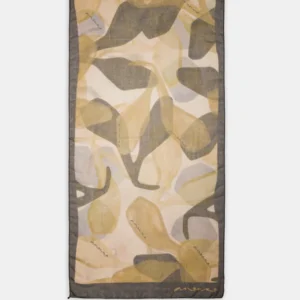 Foulard marron Bloom collection Muse