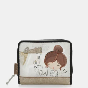 Petit portefeuille rigide RFID Anekke collection Sophia