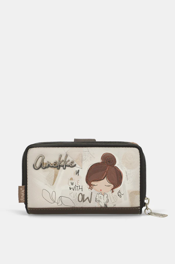 Portefeuille rigide moyen RFID Anekke collection Sophia