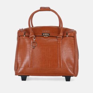 Manon sac trolley crco cognac Olivia Lauren
