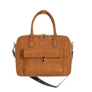 Pedro PC sac ordinateur daim rouille Olivia Lauren