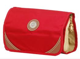 Trousse de toilette plate toile Lys ligne Kit