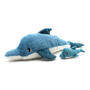 Peluche dauphin Tofou bleu les Deglingos