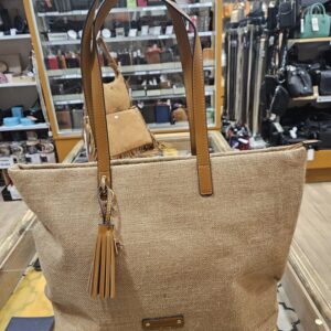 Sac shopping paille et synthétique ligne Brenda Mia & Joy