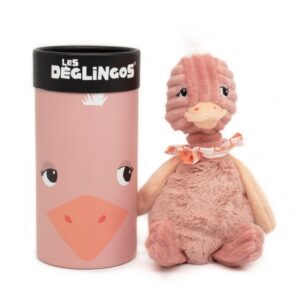 Petite peluche Pomelos l'autruche Les Déglingos