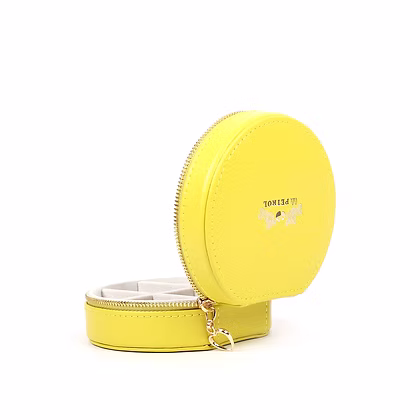 Boite à bijoux ronde Lili Petrol ligne Sorbet