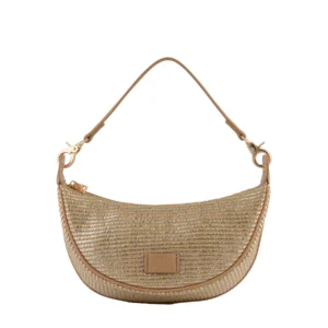 Sac paille & synthétique porté épaule ligne Giuliana Mia & Joy