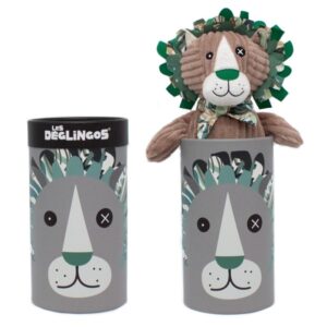 Petite peluche Jelekros le lion Les Déglingos