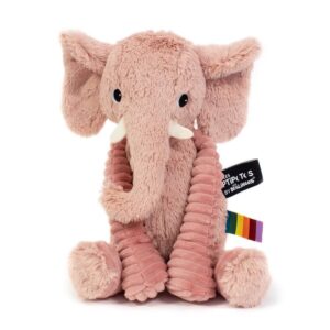 Peluche élephant rose Dimoitou les Deglingos