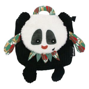 Sac à dos velours Rototos le panda Les Déglingos – Sac enfant