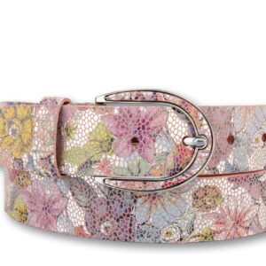 Ceinture pour femme Bernd Götz en cuir Nappa fleurs