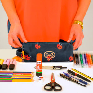 Trousse simple Stones And Bones Oregon 2.0 Ladybugs navy