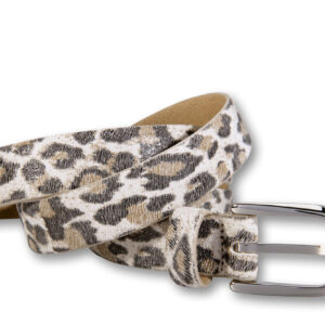 Ceinture pour femme Bernd Götz en cuir bombé leo velours