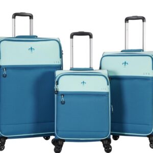 Valise tissus bi color cabine 77cm Lys