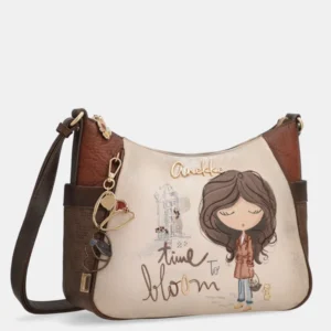 Grand sac à bandoulière collection Tulip Anekke