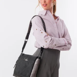 Sac à bandoulière 3 compartiments Iron collection Tulip Anekke