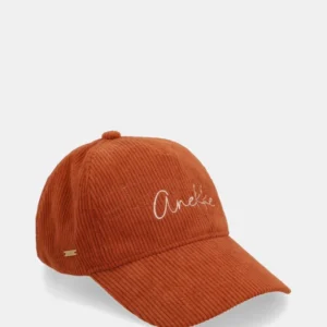 Casquette orange velours Anekke collection Tulip
