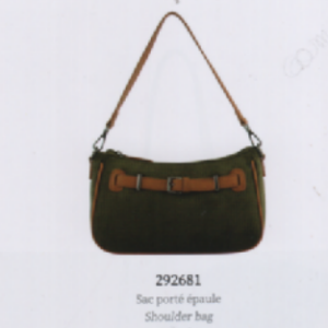 Sac porté épaule synthétique velours ligne Eve Francinel