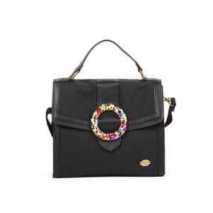 Sac à main ligne Nougat Lili Petrol