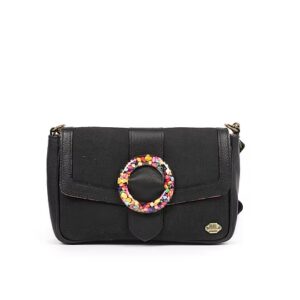 Sac bandoulière ligne Nougat Lili Petrol