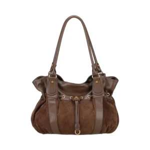 Sac à épaule L Arthur & Aston ligne Camille Suède