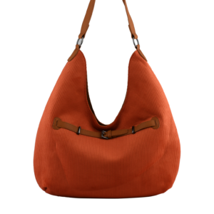 Sac porté épaule synthétique velours ligne Eve Francinel