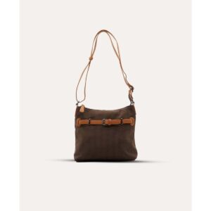 Sac porté épaule synthétique velours ligne Eve Francinel