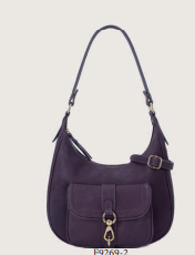 Sac cuir ligne Rosewood FUCHSIA
