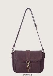 Sac cuir ligne Rosewood FUCHSIA
